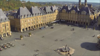 Vue aerienne de ville photographie par drone