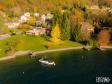 Vue aerienne des bords du lac d annecy