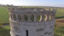 Vue aérienne d un moulin photographie avec un drone en Seine-Maritime