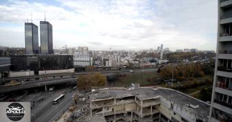 Vue aérienne par drone Bagnolet Seine Saint Denis