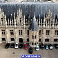 Vue aerienne par drone du palais de justice de rouen en normandie 20211115 140408 2