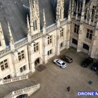 Vue aerienne par drone du palais de justice de rouen en normandie 20211115 140533 2