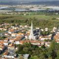 Vue aerienne par drone en loire atlantique 1