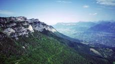 Vue aérienne par drone Isère Auvergne Rhône Alpes