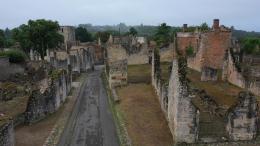 Vue aerienne par drone oradour sur glane 20250226 143002