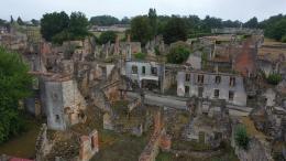 Vue aerienne par drone oradour sur glane 20250226 143156