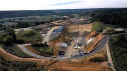 Vue aérienne par drone pour suivi de chantier a Evreux dans l Eure