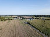 Vue aérienne par drone sur Saumur