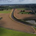 Vue aerienne par drone travaux publics 1