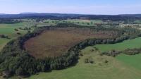 Vue aerienne tourbiere et ses dolines a villeneuve d amont doubs 1