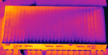 Vue d ensemble de panneaux solaires sur une toiture