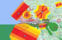 Zone de reglementation aerienne pour drone sur le havre 76